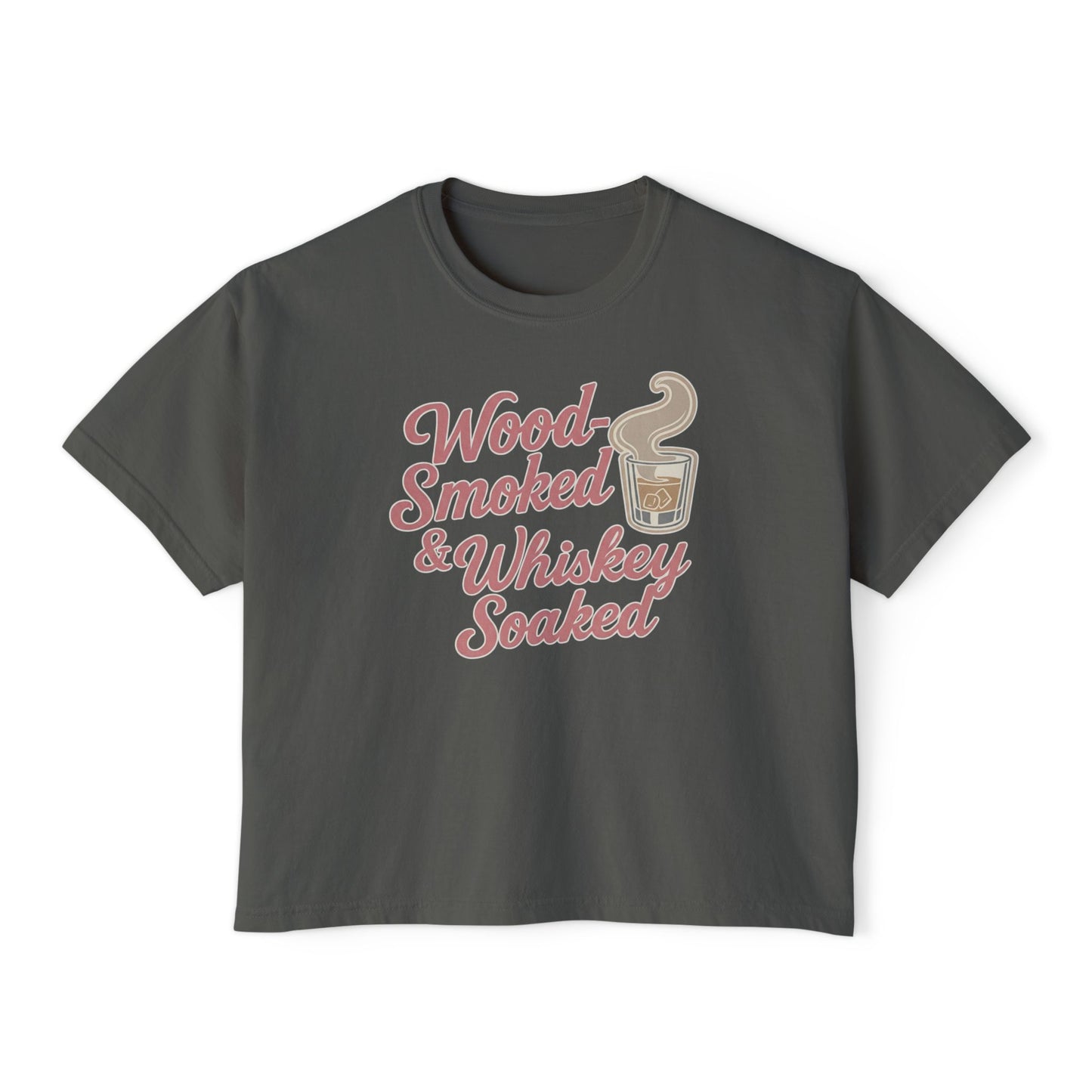 Wood-Smoked & Whiskey Soaked – Boxy Tee